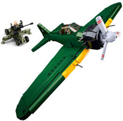 Sluban Army építőkészlet WWII M38-B1108 Mitsubishi A6M Zero vadászrepülőgép 552 db (M38-B1108)