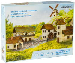 Walachia fa építőkészlet Tűzoltószertár 128 db (W41)