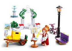 Sluban építőkészlet Girls Dream Village M38-B0869 Festő a parkban 114 db (M38-B0869)