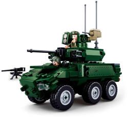Sluban Model Bricks építőkészlet M38-B0753 6x6 EBRC Jaguar páncélozott harci jármű 245 db (M38-B0753)