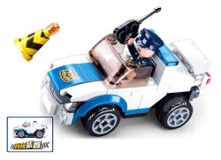 Sluban Police építőkészlet M38-B0824 Felhúzható rendőrjárőr 90 db (M38-B0824)