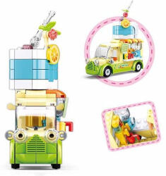 Sluban építőkészlet Girls Dream M38-B0993C Smoothie autó 174 db (M38-B0993C)