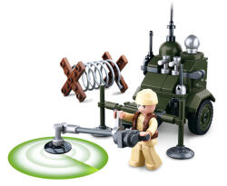 Sluban Army építőkészlet WWII M38-B0678D 4into1 akna kereső 88 db (M38-B0678D)