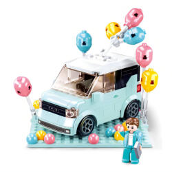 Sluban építőkészlet Girls Dream Mini Handcraft M38-B1087 Qmini zöld autó 236 db (M38-B1087)