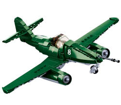 Sluban Army építőkészlet WW2 M38-B0977 Messerschmitt Me 262 vadászrepülőgép 338 db (M38-B0977)