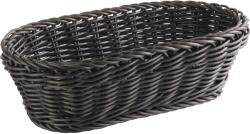 APS Profi Line Coș pentru baghete oval, negru, înălțime: 80 mm, lungime: 280 mm