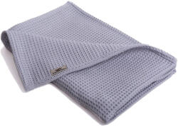 Vaganza takaró pamut Waffle 100x140cm szürke - babymax