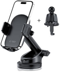 Tech-Protect V7 autós telefontartó, fekete