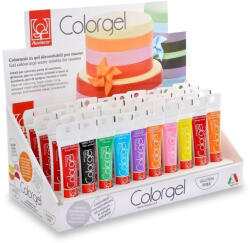 Modecor Coloranti Alimentari Gel, Set 40 buc x 20 g (23218)
