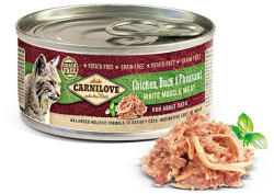 CARNILOVE CARNILOVE CAT Csirke, Kacsa és Fácán 12x100g