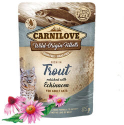 CARNILOVE CARNILOVE CAT pisztráng echinaceával 12x85g