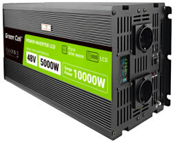  Car Power Inverter Green Cell® 12V to 230V, 500W/1000W (INVGC48P5000LCD)