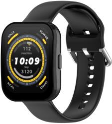 SILICONE Cserélhető szíj Amazfit Bip 5 fekete