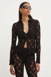 MSGM ing női, galléros, fekete, slim, 3741MDE06.247624 - fekete 38