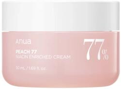 Anua Peach 77% Niacin Enriched Cream - Hidratáló Arckrém 77% Barackkivonattal 50ml