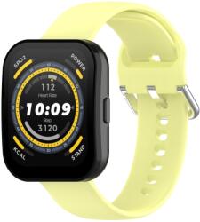  SILICONE Cserélhető szíj Amazfit Bip 5 sárga