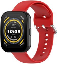 SILICONE Cserélhető szíj Amazfit Bip 5 piroshoz