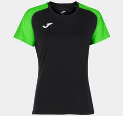 Joma T-SHIRT ACADEMY IV SHORT SLEEVE dressz / póló fekete fluo zöld M