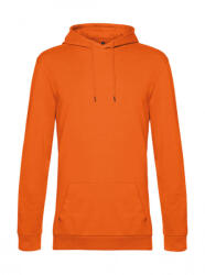 B&C Collection Férfi kapucnis hosszú ujjú pulóver B and C #Hoodie French Terry L, Narancssárga
