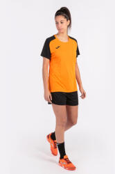 Joma T-SHIRT ACADEMY IV SHORT SLEEVE dressz narancssárga fekete 2XL