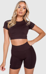 Iron Aesthetics Crop top felső Iron Aesthetics Uplift, barna: XL Barna