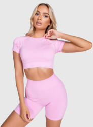 Iron Aesthetics Crop top felső Iron Aesthetics Uplift, rózsaszín: M Rózsaszín