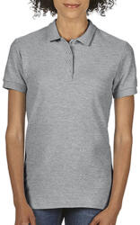 Gildan Női Galléros póló Rövid ujjú Gildan Softstyle Ladies Double Pique Polo - 2XL, Sportszürke