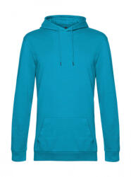 B&C Collection Férfi kapucnis hosszú ujjú pulóver B and C #Hoodie French Terry 2XL, Hawaiian kék