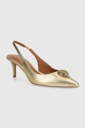 Kurt Geiger London bőr tűsarkú Belgravia Sling Back sárga, 9786961109 - arany Női 36