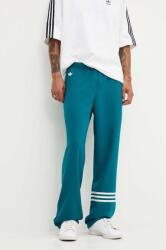 Adidas melegítőnadrág Neuclassics türkiz, nyomott mintás, JF9160 - türkiz L