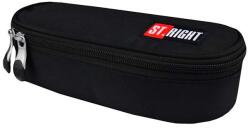 St. Majewski Penar borseta 1 compartiment, 1 extensie, oval, Majewski, Colectia St Black 2024, PC-01, 20.5x9.5x5 cm (5903235674655) Penar