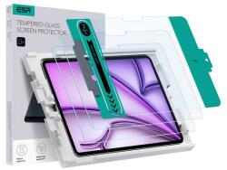 ESR képernyővédő üveg 2db (2.5D, 0.33mm, 9H + segédkeret) ÁTLÁTSZÓ Apple IPAD Air 13 (2024) (GP-158703) - bluedigital