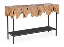 Bizzotto Consola lemn metal Grenada 120x40x77 cm (0680579)