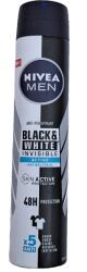 Nivea men deodorant spray black-white invisible active +antibacterial 200ml