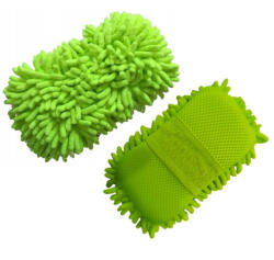Kamar Burete microfibra de spalat auto verde (AKC8101) - dauto