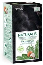 Naturalis Vopsea de Par Vegana Fara Amoniac - Naturalis, Neva, nuanta 3.0 Saten Inchis Intens, 150 ml