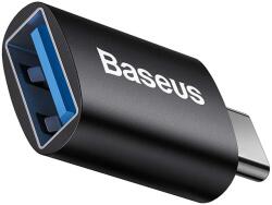 Baseus Ingenuity USB-C - USB-A OTG adapter (fekete) - studioeszkozok