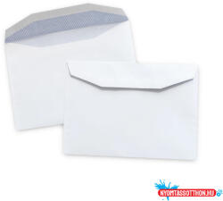 Bluering Boríték LC/5 enyvezett bélésnyomot 162x229mm Bluering® fehér (54954) - nyomtassotthon