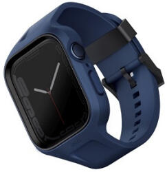 Uniq Monos Apple Watch 44/45mm hibrid szíj + tok, kék (UNIQ-45MM-MONOSBLU) - speedshop