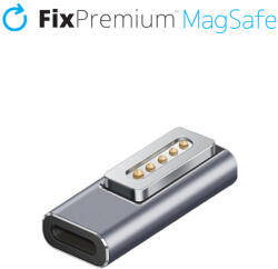 FixPremium - USB-C - MagSafe 1 Adapter, ezüst