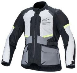 Alpinestars Geacă motocicletă Alpinestars Andes Air Drystar gri deschis-gri închis-negru-galben fluo (AIM100-929)
