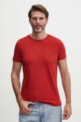 Tommy Hilfiger t-shirt piros, férfi, sima, MW0MW10800 - piros S - answear - 17 990 Ft