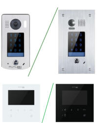 Futura Digital Színes videó kaputelefon szett 4, 3 col. VFK471(W/B)/KP/FE. FUTURA (VFK-471(W/B)-S)