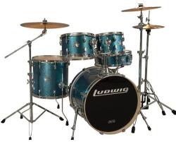 LUDWIG Ludwig-LCF50P023 Element Pop set - Blue Sparkle - Kifutó termék (20-10-12-14-14S)