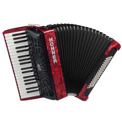 Hohner Tangóharmonika, Bravo III 80 , piros - hangszerabc