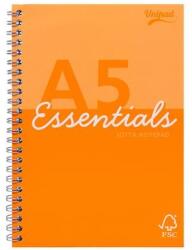 Pukka Pad Spirálfüzet, A5, vonalas, 80 lap, PUKKA PAD "Unipad Essentials Jotta", vegyes (PUPUEJA5) - tonerprint