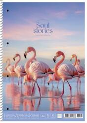 Shkolyaryk Publishing House Spirálfüzet, A4, kockás, 80 lap, SHKOLYARYK "Soul stories", vegyes (SB806711K) - tonerprint