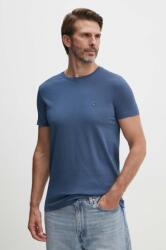Tommy Hilfiger t-shirt sötétkék, férfi, sima, MW0MW10800 - sötétkék M