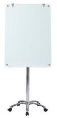 Bi-Silque Flipchart magnetic mobil 70 x 100 cm din sticla Bi-Silque (BSGEA4850116)