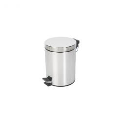 PLASTOR Cos de gunoi rotund din inox cu pedala 12 l (PL38732) - dacris Cos de gunoi